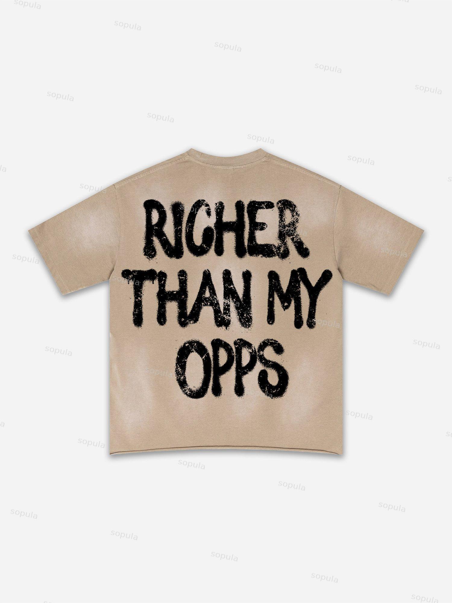 Street Goals Lip Braces Make Vintage Printed Graphic Washed T-shirt Product Image