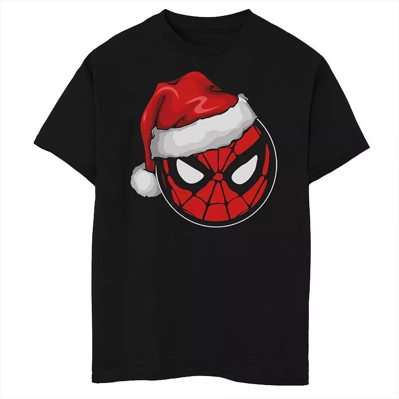 Boys 8-20 Marvel Christmas Spider-Man Santa Hat Graphic Tee, Boys Product Image