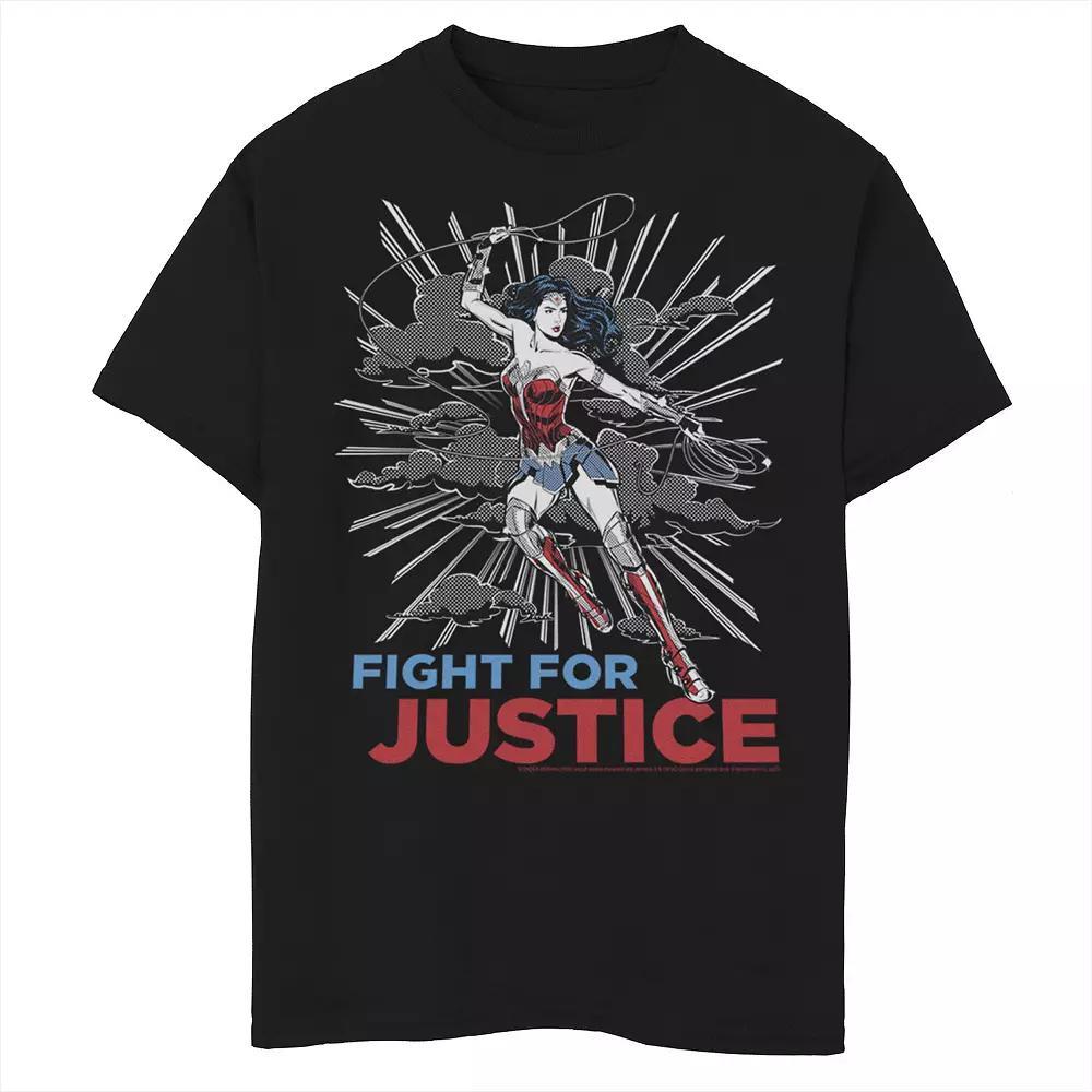 Boys 8-20 Wonder Woman Fight For Justice Poster Tee, Boy's,  Product Image