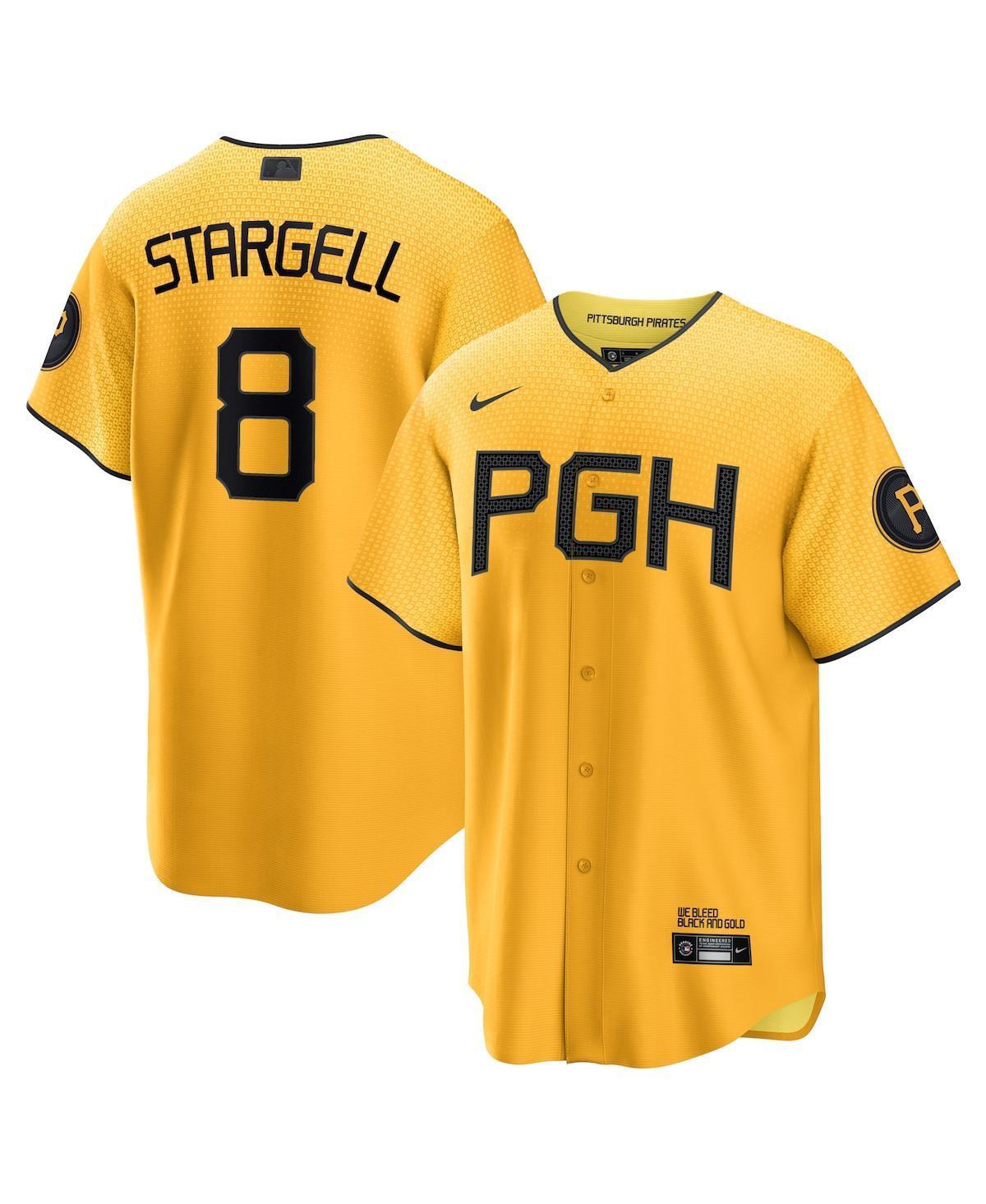 Mens Nike Willie Stargell Pittsburgh Pirates 2023 City Connect Replica Player Jersey Product Image