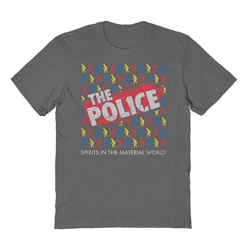 Men's The Police Tee, Size: Large, Gray Product Image