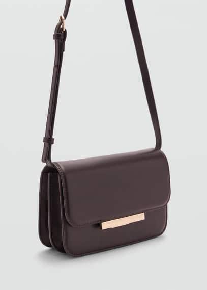 Mango Womens Flap Detail Crossbody Bag Product Image