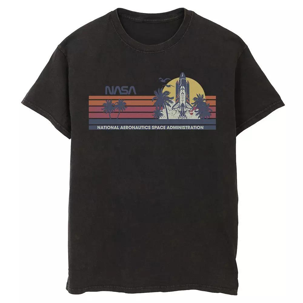 Men's NASA Shuttle Panel Graphic Tee, Size: XXL, Black Product Image