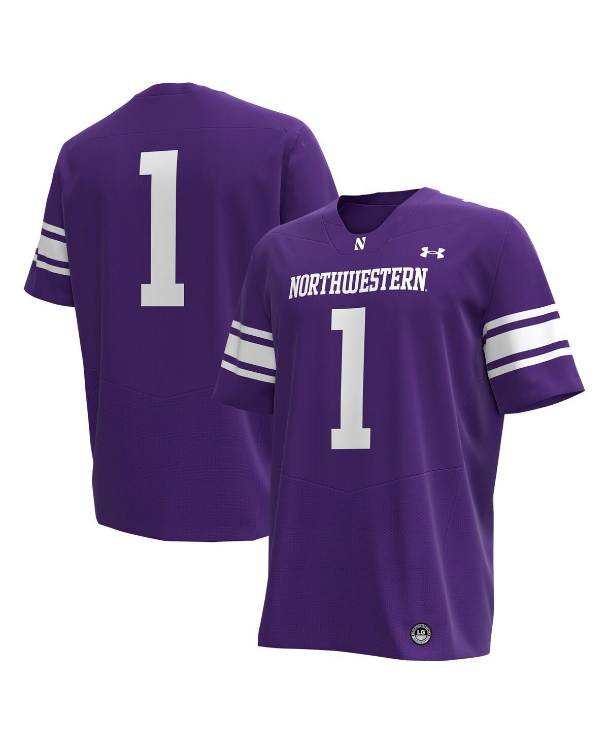 Mens Under Armour #1 Northwestern Wildcats Replica Football Jersey Product Image