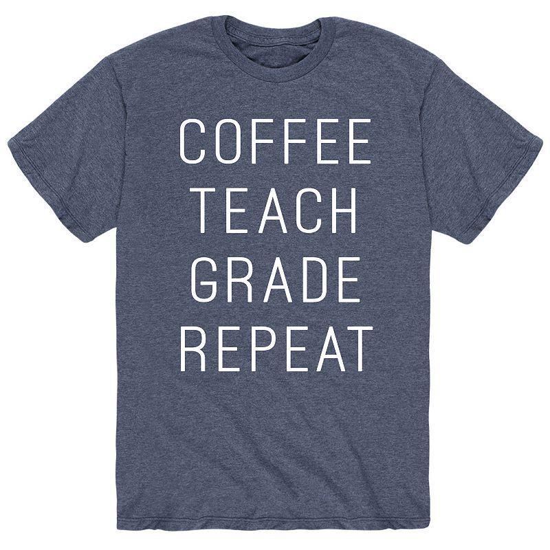 Men's Coffee Teach Grade Repeat Tee,  Product Image