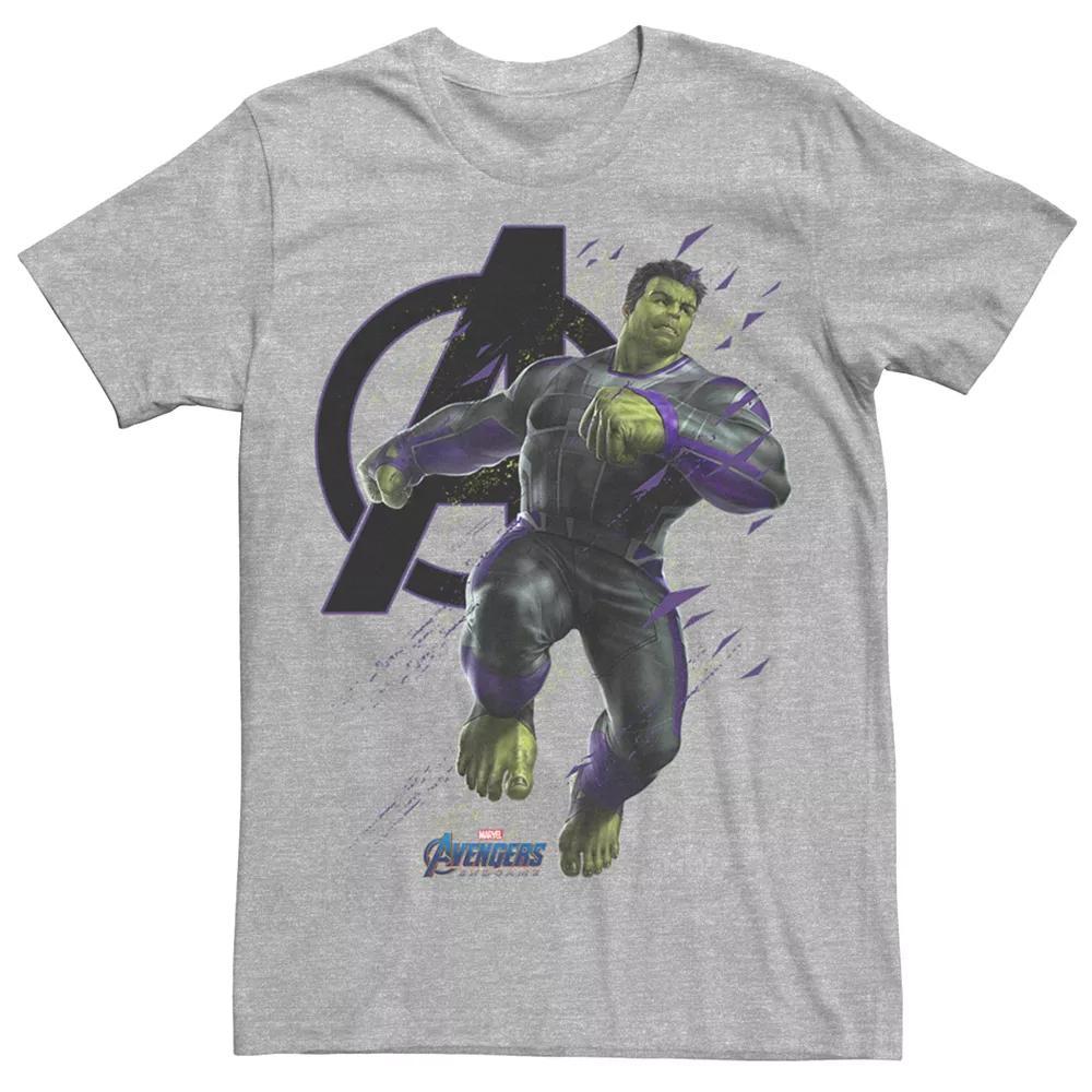 Men's Marvel Avengers Endgame Hulk Space Particles Tee, Size: Small, Athletic Grey Product Image