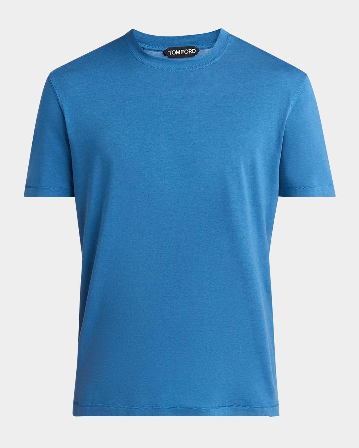 Mens Lyocell-Cotton Crewneck T-Shirt Product Image