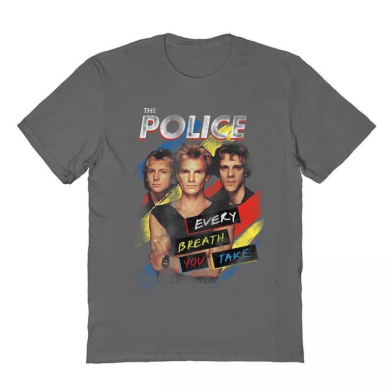 Men's The Police Tee, Size: Large, Gray Product Image