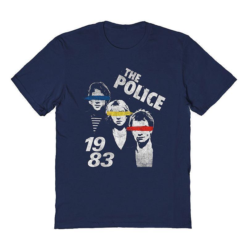 Men's The Police Tee, Size: XXL, Blue Product Image