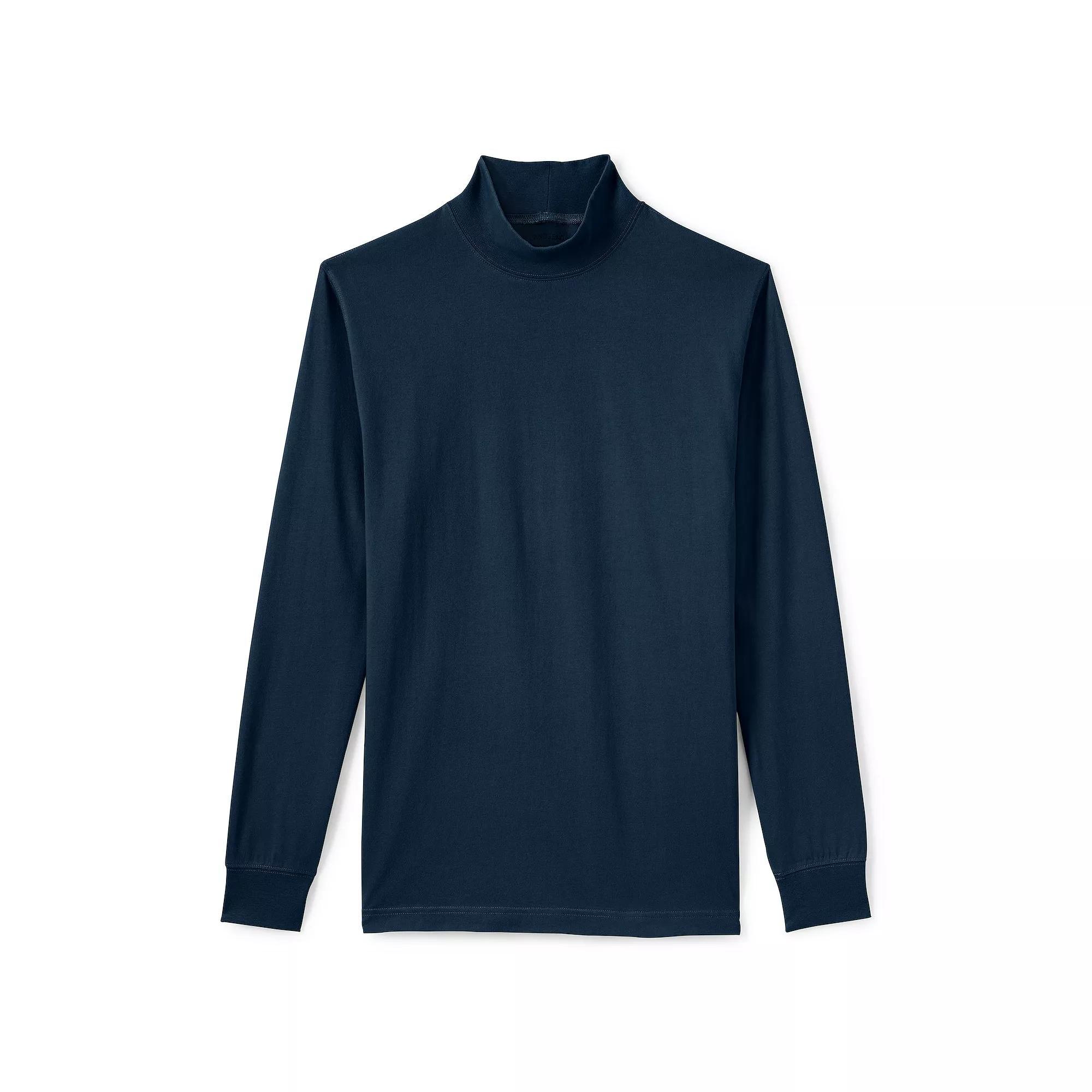 Big & Tall Lands' End Super Mock Turtleneck, Men's,  Product Image