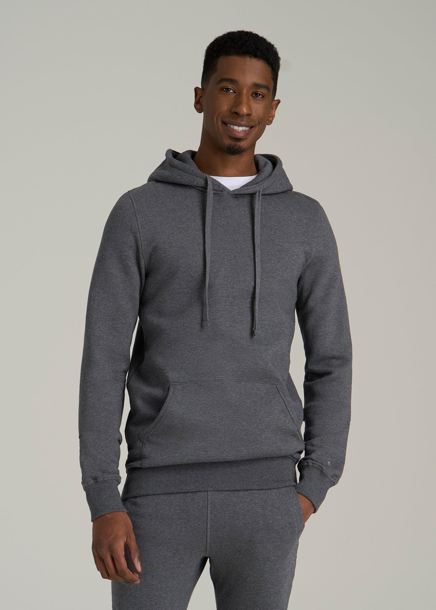 Wearever 2.0 Fleece Hoodie for Tall Men in Charcoal Mix Male Product Image