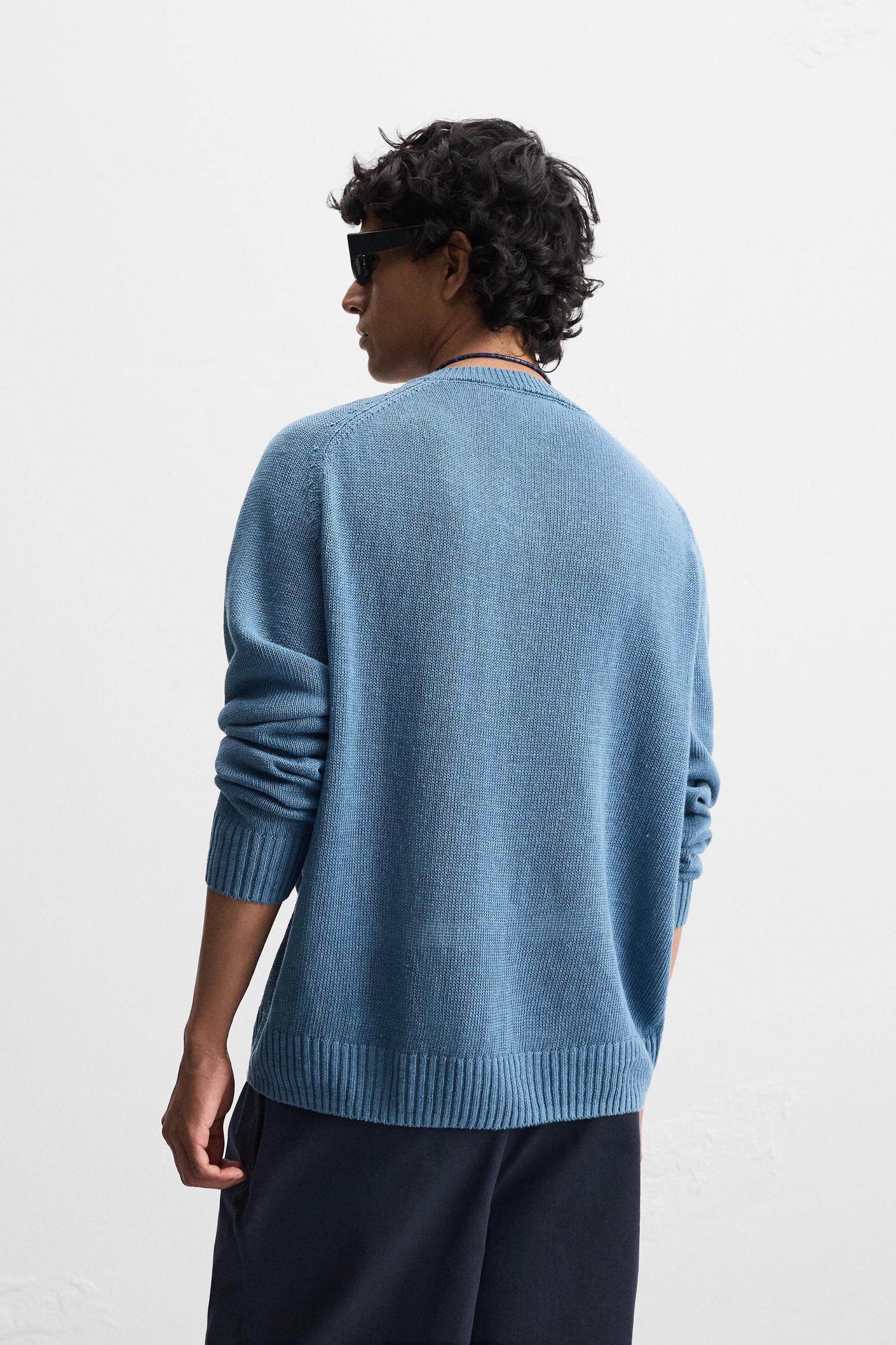 100% LINEN SWEATER Product Image