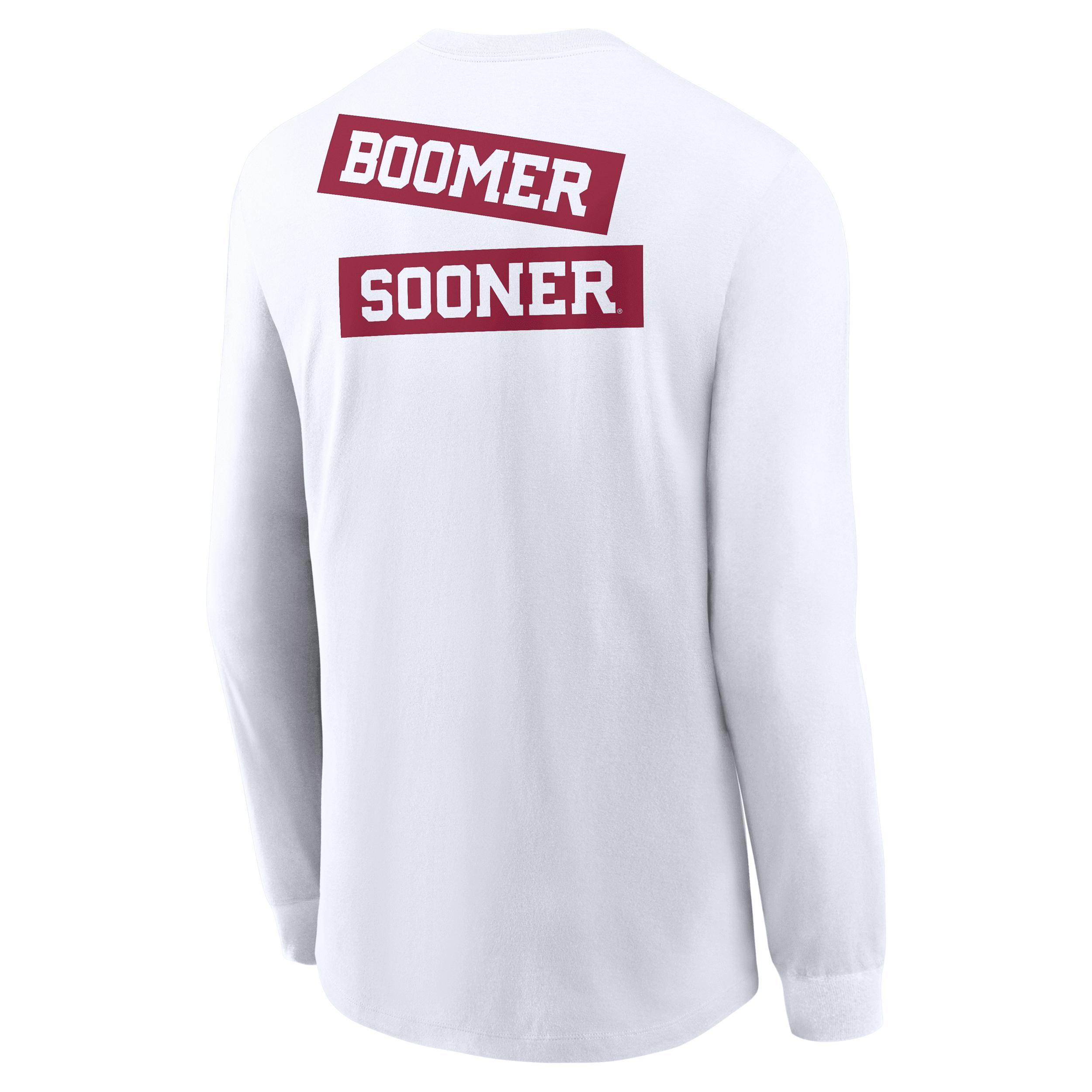 Oklahoma Sooners 2-Hit Classic Location Nike Men's College Long-Sleeve T-Shirt Product Image