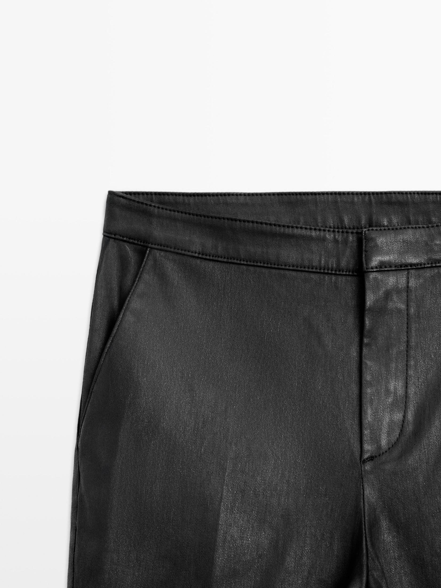 Flared cropped trousers Product Image