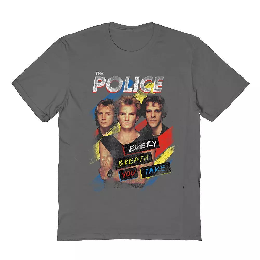 Men's The Police Tee, Size: Large, Gray Product Image