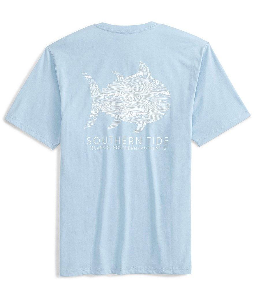 Southern Tide Ships and Seagulls Short Sleeve T-Shirt Product Image