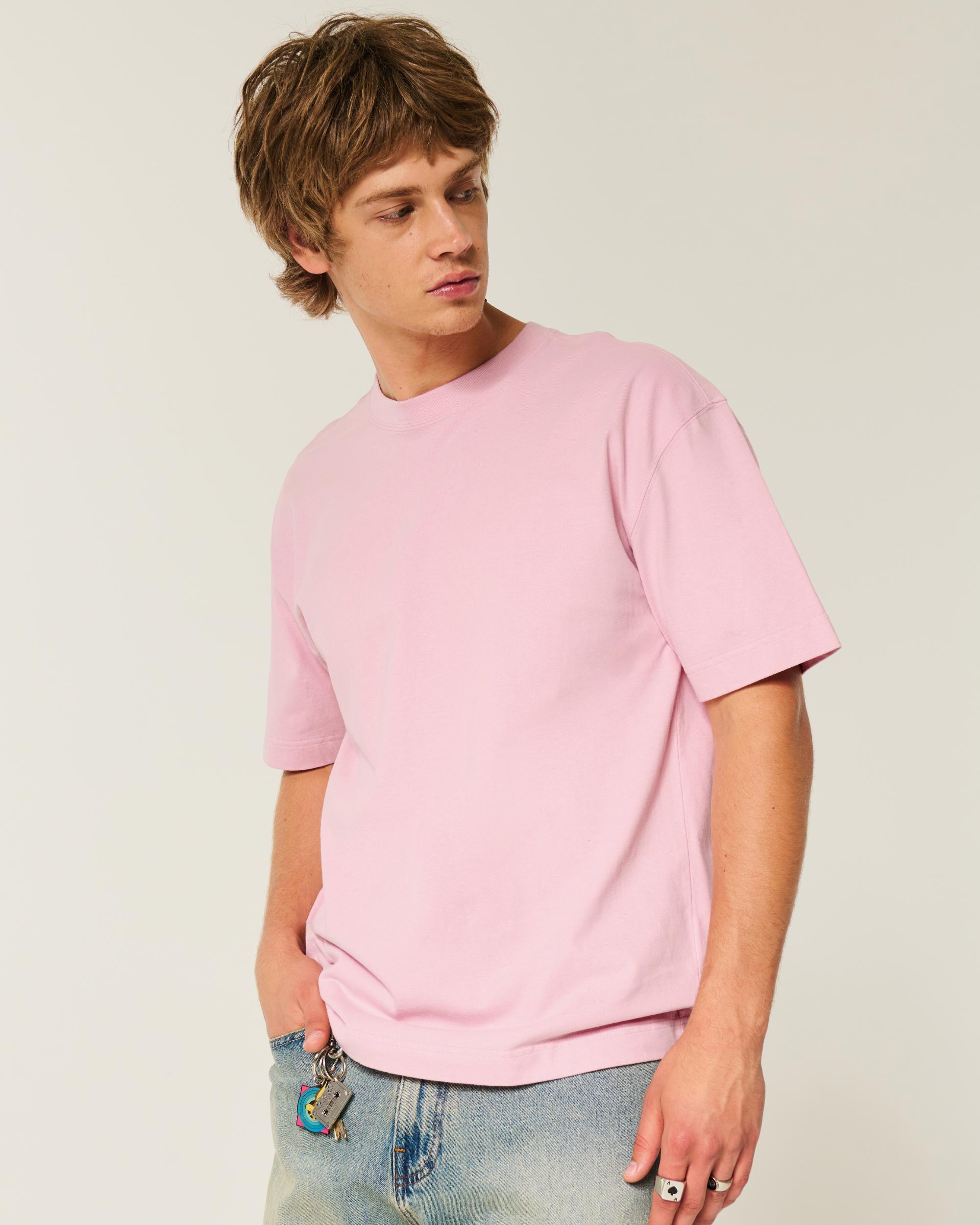 Dalix Mens Lil Smile Heavy Weight Cotton Tee Product Image