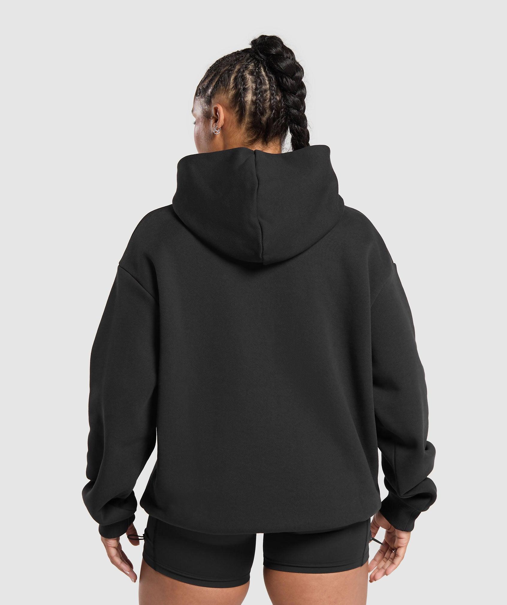 Embroidered Logo Oversized Hoodie Product Image