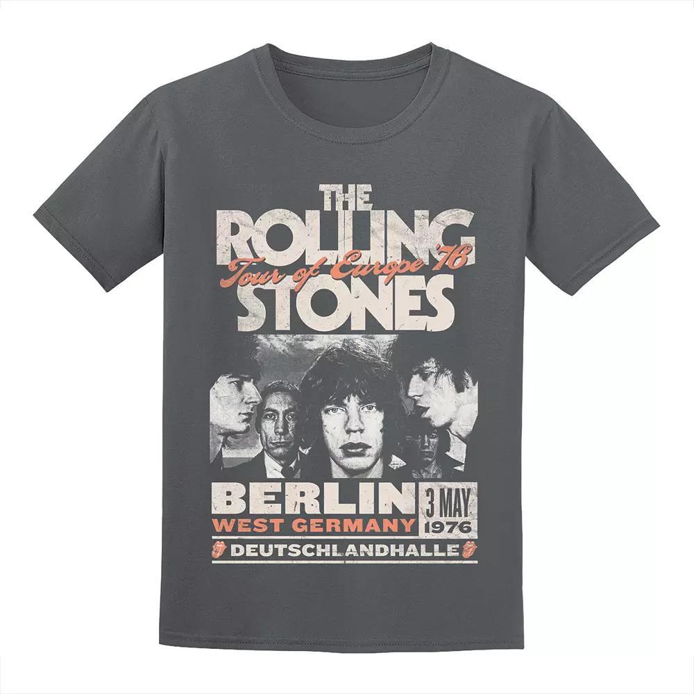 Men's Rolling Stones Tee, Size: Large, Grey Product Image