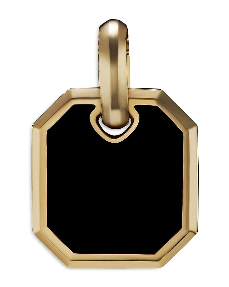 Men's Roman Pendant with Gemstone in 18K Gold Product Image