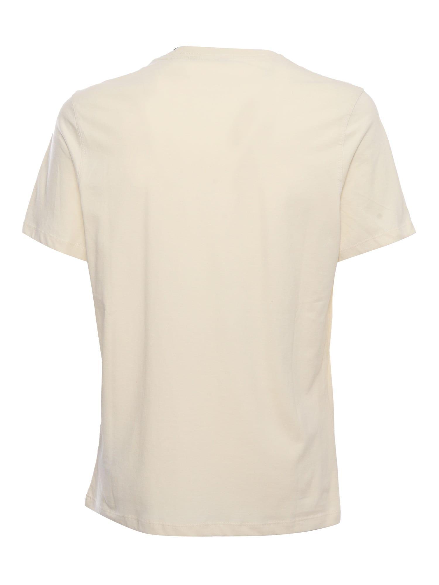 BARBOUR Beige Printed T-shirt Product Image