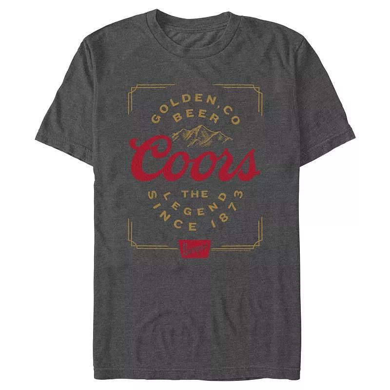 Men's Coors Light Vintage Take Graphic Tee, Size: Medium, Grey Heather Product Image