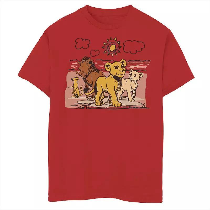 Disney's The Lion King Men's Simba, Nala, Timon & Pumba Graphic Tee,  Product Image