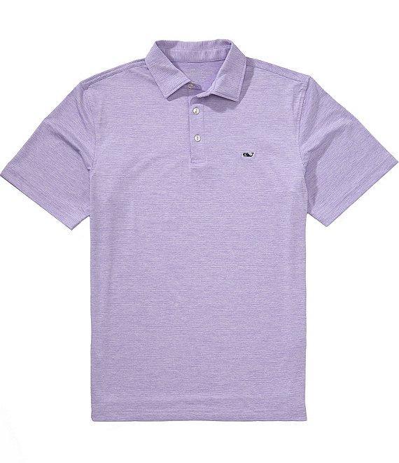 Vineyard Vines St Jean Stripe Short Sleeve Polo Shirt Product Image