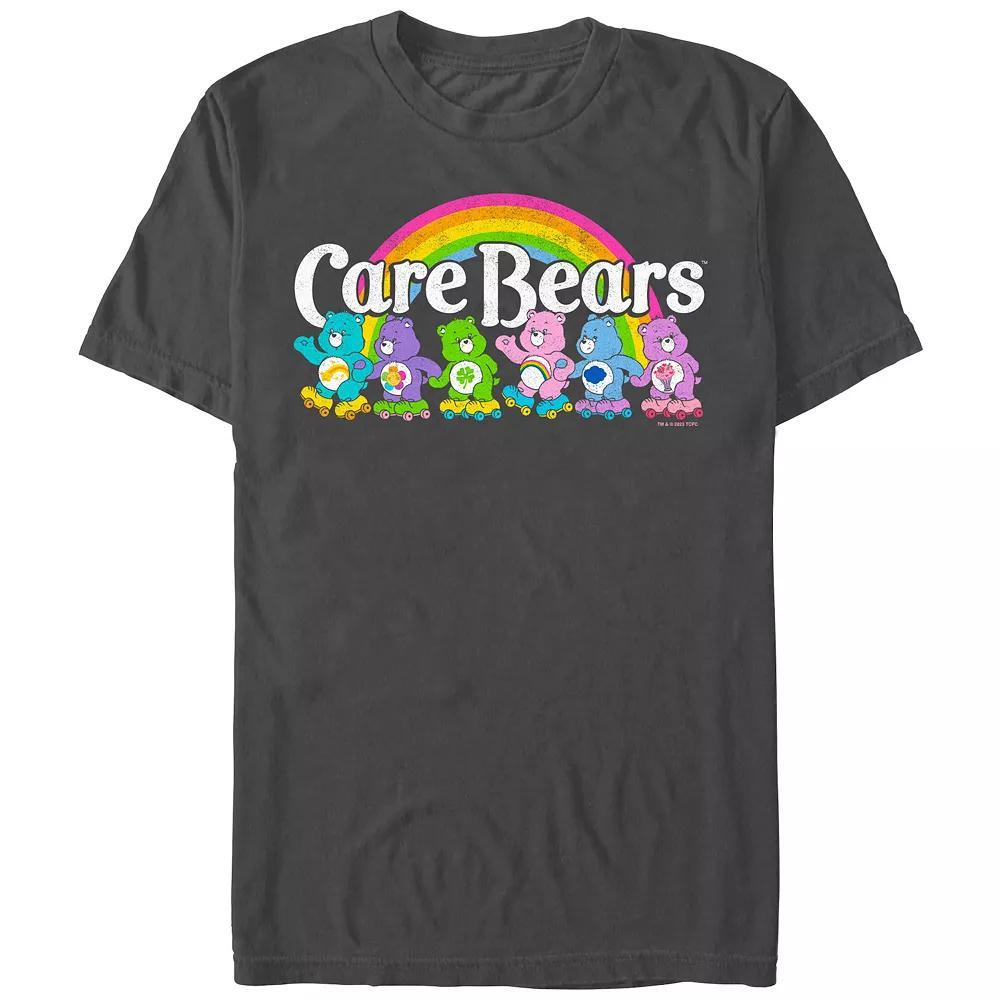 Men's Care Bears Roller Skating Graphic Tee, Size: XXL, Grey Product Image