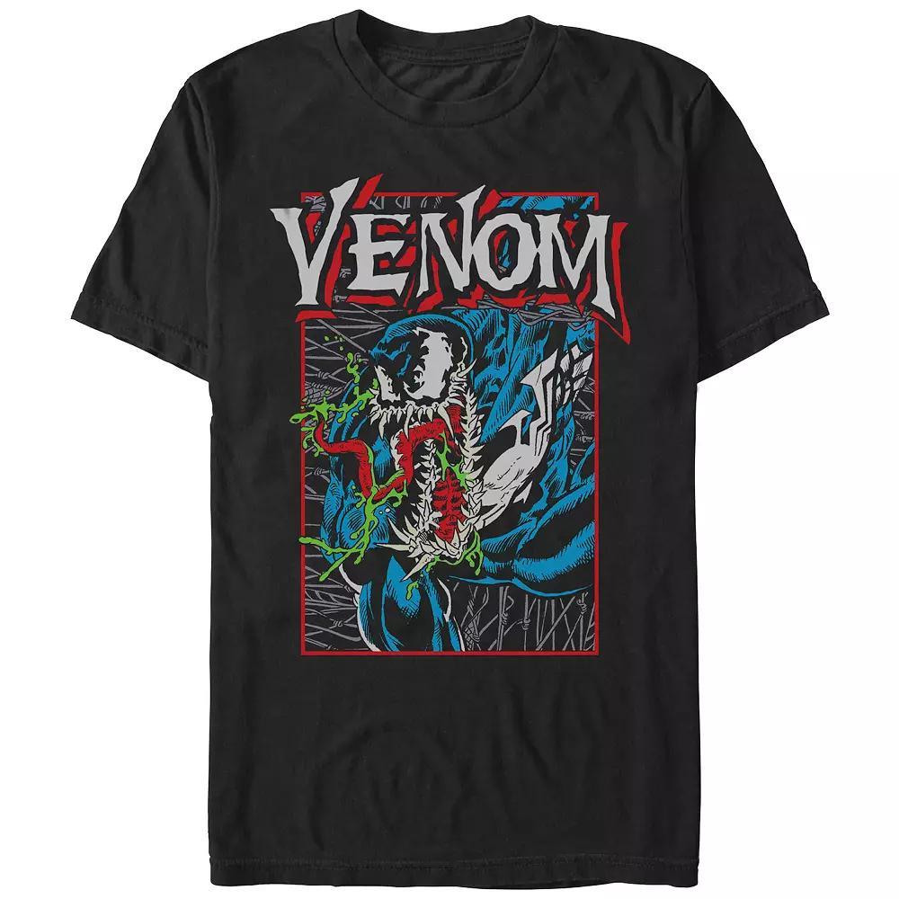 Men's Spider-Man Venom Evil Poster Graphic Tee,  Product Image