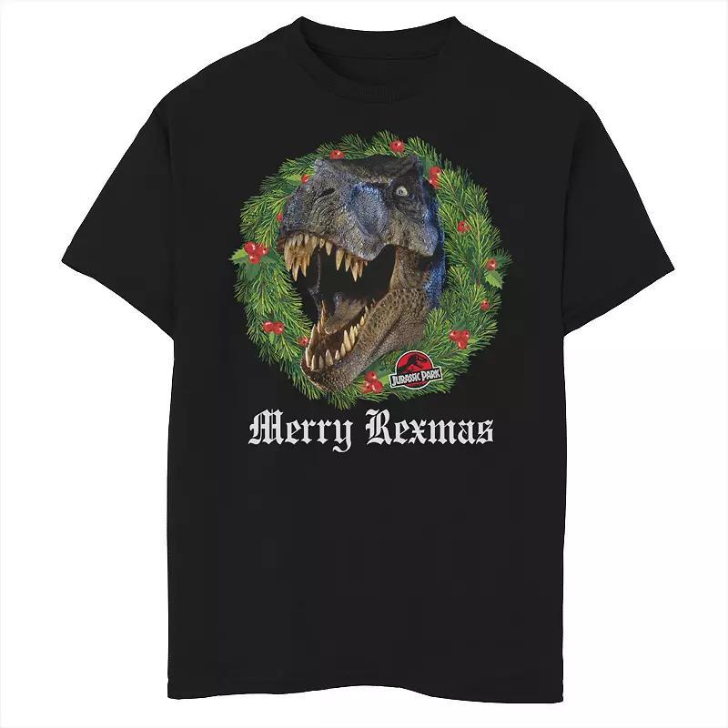 Boys 6-20 Jurassic Park Christmas Merry Rexmas Graphic Tee, Boy's,  Product Image