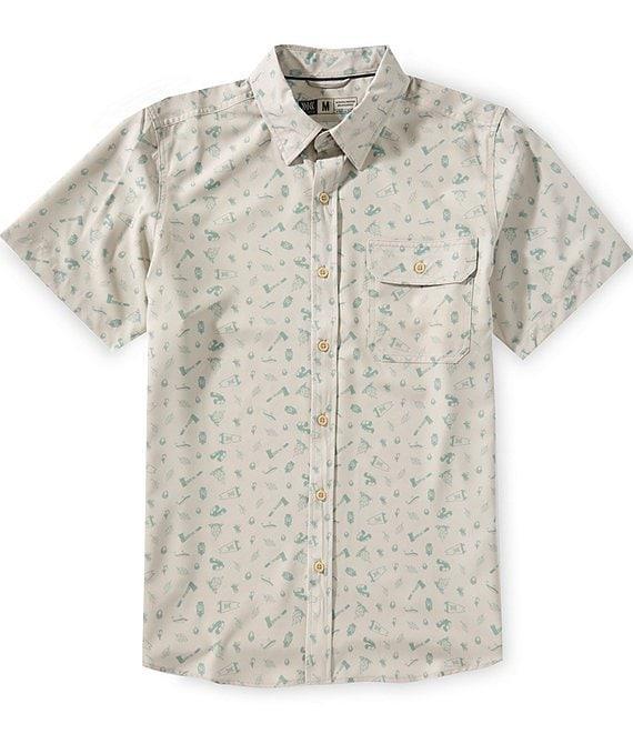 Dakota Grizzly Reel Stretch Short Sleeve Woven Shirt Product Image