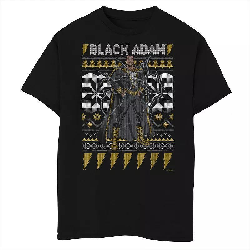 Boys 8-20 DC Comics Justice League Black Adam Happy Holidays Graphic Tee, Boy's,  Product Image