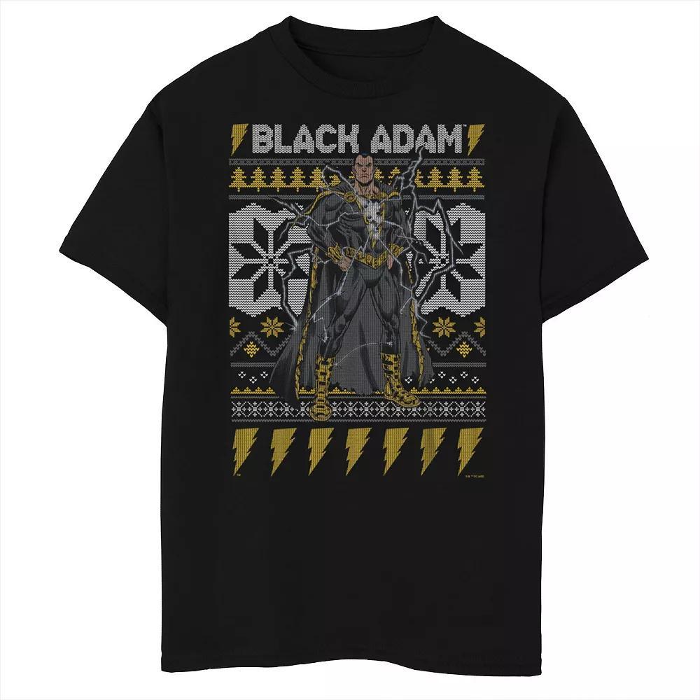 Boys 8-20 DC Comics Justice League Black Adam Happy Holidays Graphic Tee, Boy's,  Product Image