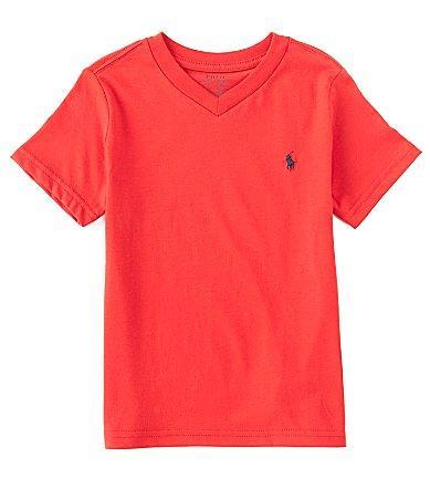 Polo Ralph Lauren Little Boys 2T-7 Short-Sleeve Essential V-Neck T Product Image