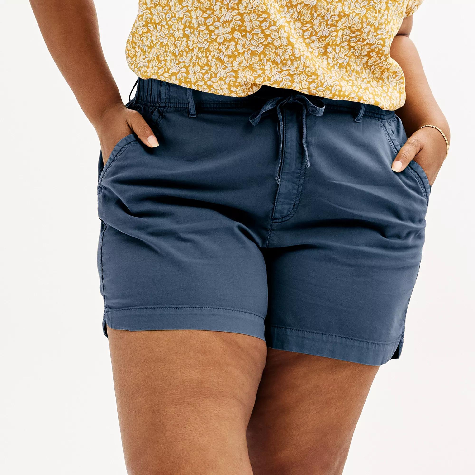 Plus Size Sonoma Goods For Life Utility Shorts, Womens Product Image