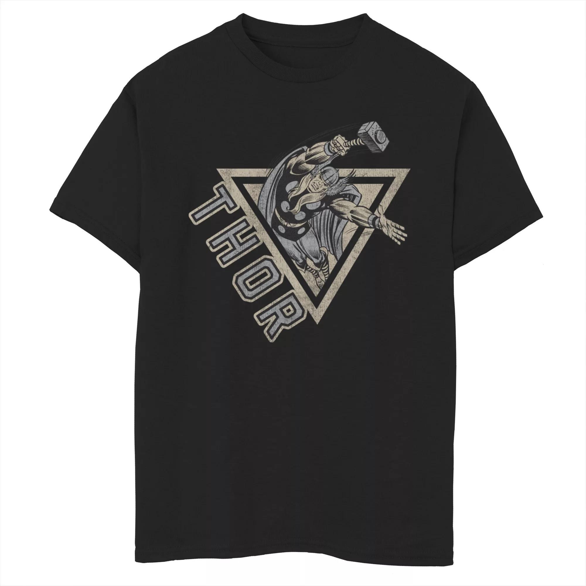 Boys' 8-20 Marvel Thor Power Graphic Tee, Boy's, Size: XL, Black Product Image