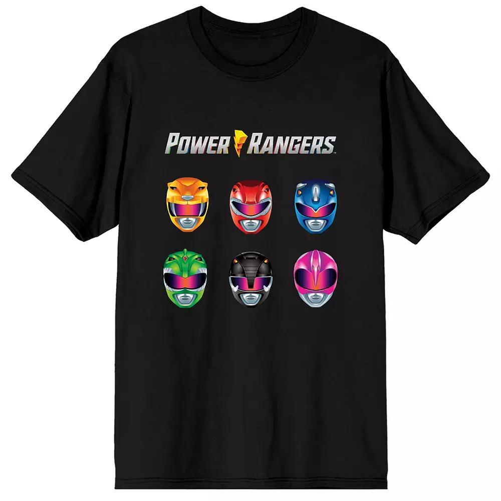 Men's Power Rangers Helmet Lineup Graphic Tee,  Product Image