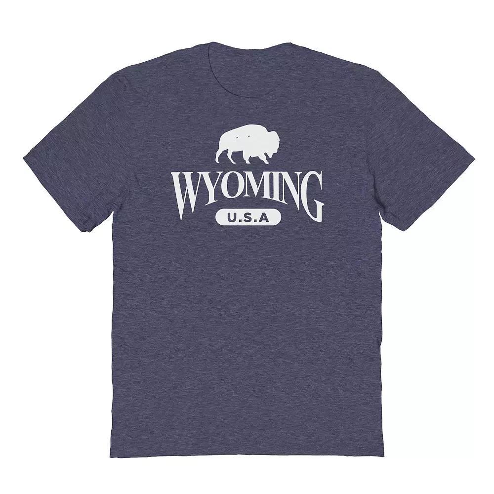 Men's COLAB89 Wyoming USA Father's Day Graphic Tee,  Product Image
