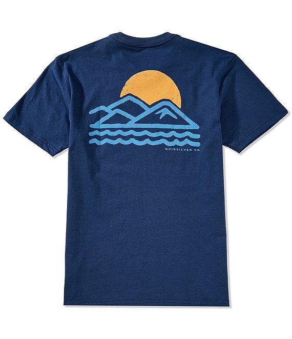 Quiksilver Blue Lines Short Sleeve T-Shirt Product Image