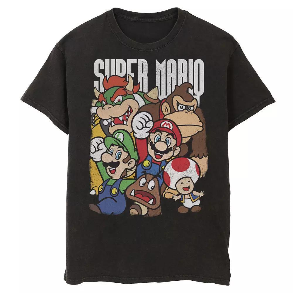 Men's Nintendo Super Mario Character Compilation Tee,  Product Image