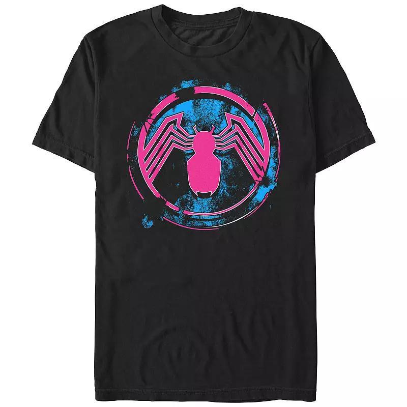 Men's Spider-Man Venom Emblem Graphic Tee, Size: Medium, Black Product Image