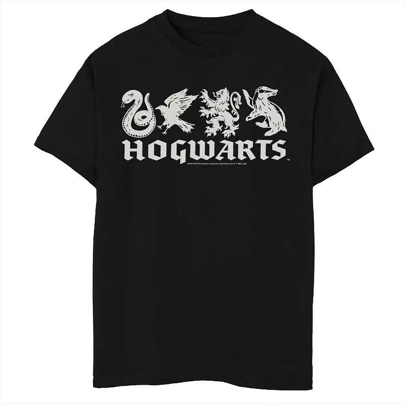 Boys Husky Harry Potter Hogwarts House Icons Graphic Tee, Boy's,  Product Image