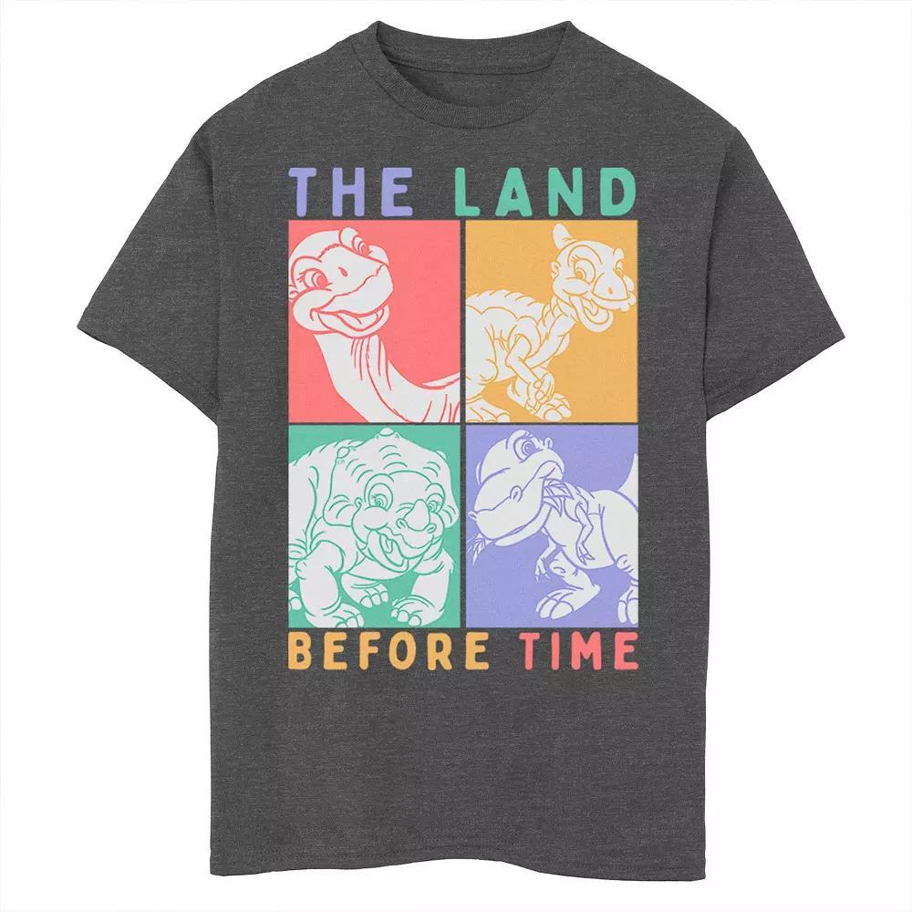 Boys 6-20 Land Before Time Pastel Stacked Dinosaur Boxes Tee, Boy's,  Product Image