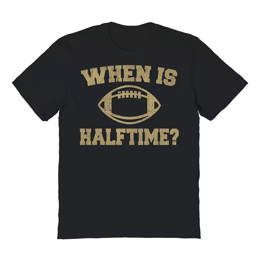 Men's Duke & Sons When Is Halftime Graphic Tee, Size: Medium, Red White Product Image