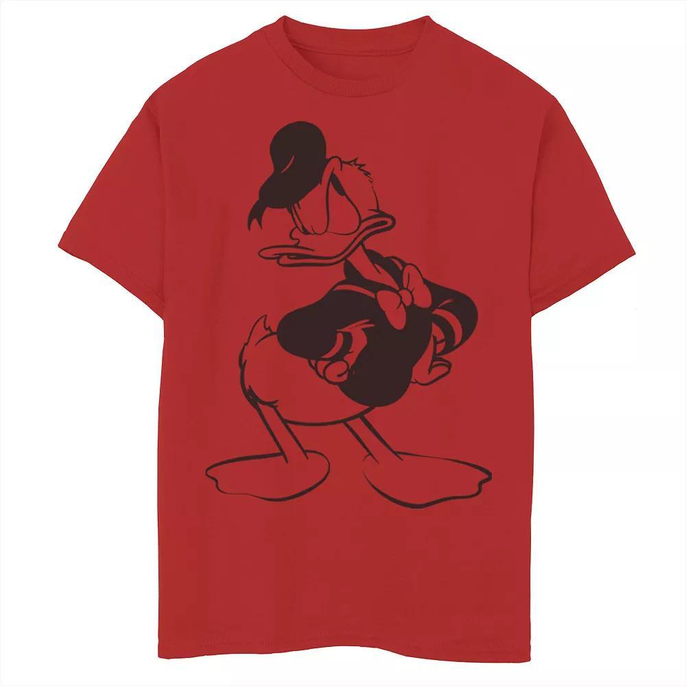Disney's Donald Duck Men's Pose With Attitude Outline Tee, Boy's,  Product Image