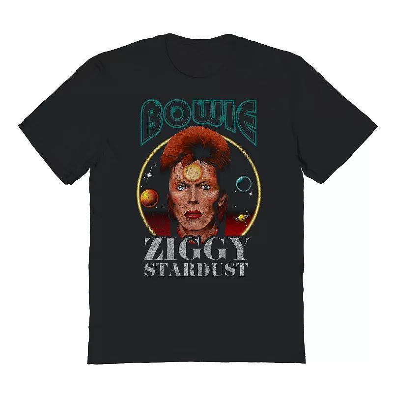 Men's Bowie Ziggy Stardust Graphic Tee, Size: Small, Black Product Image