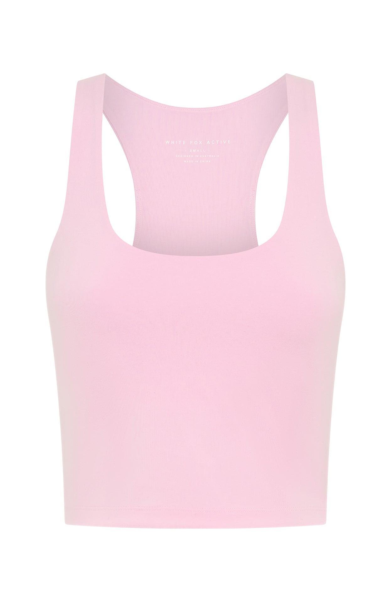 Work It Out Crop Ballet Pink Product Image