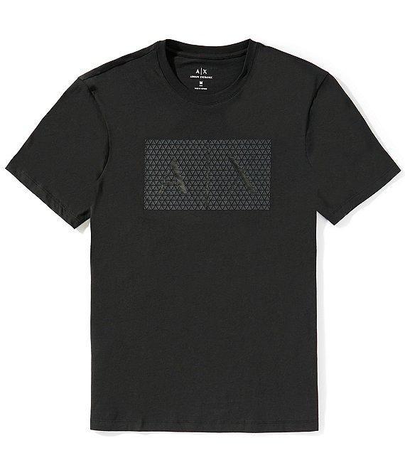Armani Exchange Slim Fit Box Logo Short Sleeve T-Shirt Product Image