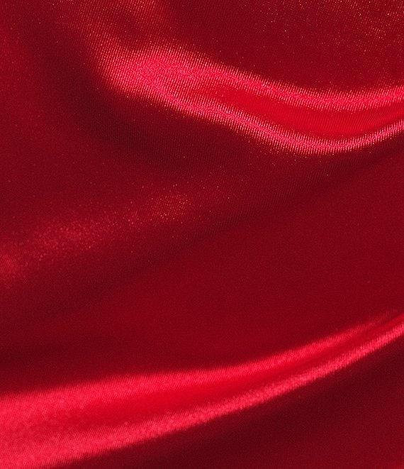 Blondie Nites Power Sateen Pinch Neckline Spaghetti Strap Keyhole Corset Dress Product Image